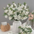 thumbnail image 1 of Ramo de Rosas Artificiales de 5 Puntas | Flores Artificiales Realistas para Decoración Del Hogar | Arreglo Floral Grande para Sala de Estar y Fondo de Fotografía | Rosas de Seda Resistentes, 1 of 5