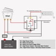 thumbnail image 5 of 5 Pack 12V DC 40/30 A Waterproof Relay with Interlocking Relay Socket and Harness Wires 5 Pin SPDT Automotive & Car Relay, 5 of 7