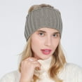 thumbnail image 3 of Tweang Hair Wrap Hair Bands Workout Headbands for Women Sweat Bands Headbands Men Cloth Headbands for Women Turbans for Women Headbands for Women Non Slip Gray 1 One Size, 3 of 4