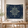 thumbnail image 5 of Celestial Lotus Mandala with Flower of Life Center Mystical Boho for Meditation Enthusiasts Sacred Geometry Wall Art Housewarming Gift Tapestry Wall Hanging for Meditation Room, Bedroom and Dorm, 5 of 7