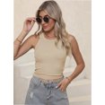 thumbnail image 3 of Ribbed Tank Tops for Women, Slim Knit Basic Summer Tops for Women Going Out Tops, 3 of 5