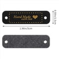 thumbnail image 4 of 180 Piezas Etiqueta de Piel SintéTica para Ropa Etiqueta en Relieve Hecha una Mano con Agujeros Adorno de Punto Accesorios de Bricolaje para Bolsos Zapatos Sombrero, 4 of 5