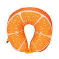 thumbnail image 1 of ITFABS U Shaped Neck Pillow Cartoon Fruit Print Memory Foam Cushion, 1 of 2