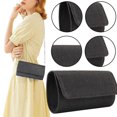 thumbnail image 2 of Ruyang Elegant Womens Evening Clutch Bag Formal Party Envelope Crossbody Bag PU Leather Flap Top Shoulder Purse Casual Slim Satchel, 2 of 9