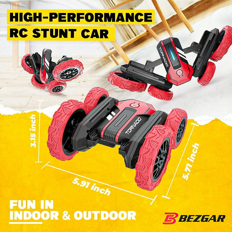 2 in 1 RC Cars for Boys Remote Control Stunt Car for Kids Toys