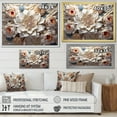 thumbnail image 4 of Designart "Radiant Paper Mache Flower Blossoms I" Flowers Canvas Art Print, 4 of 7