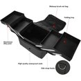 thumbnail image 4 of HUGFEGWE Three Layers Professional Makeup Travel Case, Large Capacity Make up Bag Portable Cosmetic Case for Toiletry Travel Accessories(Black) CJB91-65028, 4 of 8