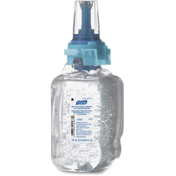 PURELL®, GOJ870304, ADX Dispenser Gel Sanitizer Refill, 1 Each, Clear