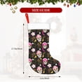 thumbnail image 4 of Disketp Skull Daisy Christmas Stockings, Xmas Stocking for Family Holiday Season Décor, Personalized Holiday Indoor Decorations, 4 of 7