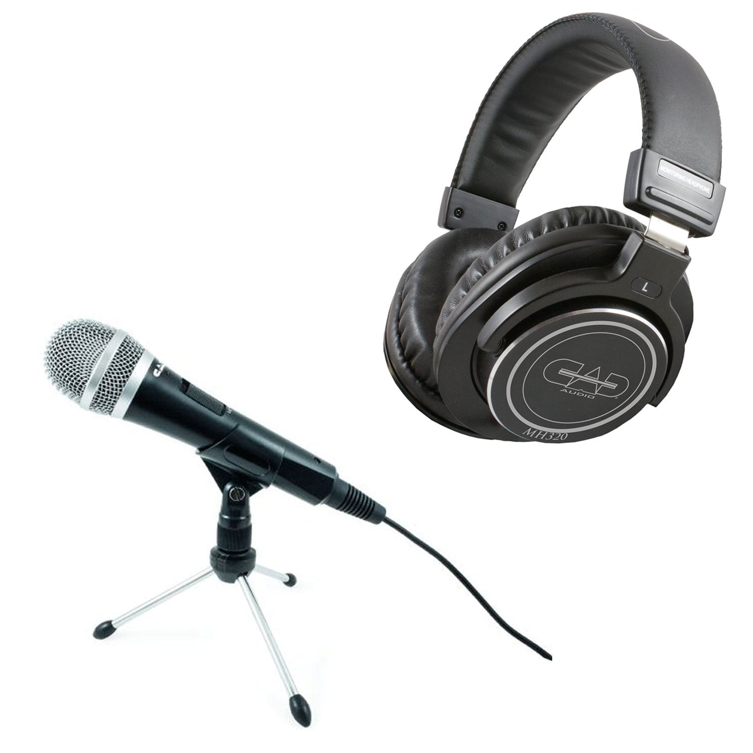 Foam Top Value CAD Accessory Bundle! CAD U1 USB Dynamic Recording Microphone 4-Inch Pop Filter 