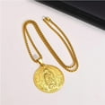 thumbnail image 5 of Medal Virgin Mary Cadena Virgen De Mary Salvation Necklace,Miraculous Medallion Faith Necklace, 5 of 6