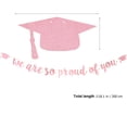 thumbnail image 4 of LOLIPPYY 2Pcs Graduation Bunting Set in Golden for Graduation Party Decorations and Photo Background, 4 of 6