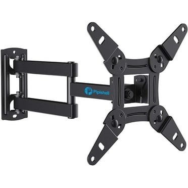 Full Motion TV Monitor Wall Mount Bracket Articulating Arms Swivels Tilts Extension Rotation for Most 13-42 Inch LED LCD Flat Curved Screen TVs & Monitors, Max VESA 200x200mm up to 44lbs