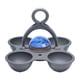 thumbnail image 1 of Temporizador de huevos hervido para huevos huevos suaves y duros, dispositivo de cocina, para cocinar fácilmente, sostenga 4 huevos cambia de colores Gris azul, 1 of 8