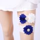 thumbnail image 3 of Bröllop Brud Strumpeband Spets Blommor Strumpeband Set Blom Stretch Strumpeband Brud Ben Tillbehör för kvinnor och flickor, 3 of 5