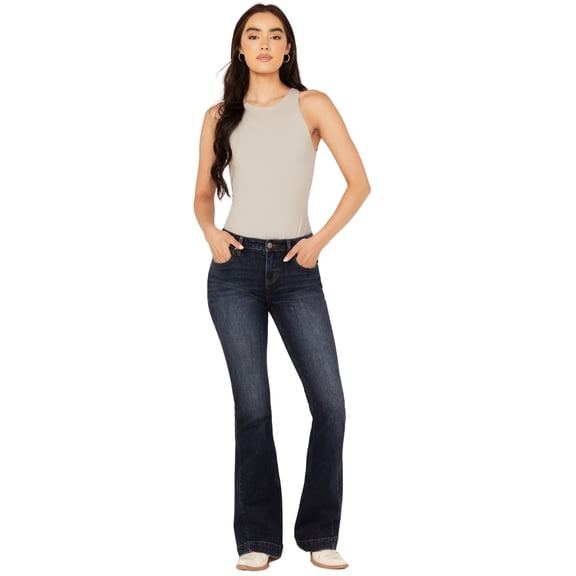 Shyanne Women's Palo Verde High Rise Bootcut Stretch Jeans - SWFA23J17-DKW 32W x 34L