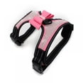 thumbnail image 2 of OUSITAID Dog Harness  Rhinestone Bling Bowknot Harness Adjustable Reflective Collar Vest for Pet Dogs Puppy, 2 of 5