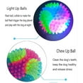 thumbnail image 6 of XTEILC 4 pcs Light Up Dog Balls Flashing Elastic Ball Glow BallGlow in The Dark Interactive Pet Toys for Puppy, Cats, Dogs, 6 of 6