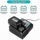 thumbnail image 3 of Replacement Charger DC18RC Fast Charger with LED Display 14.4V and 18V Batteries Charger Tools 3A Batteries for Makita (EU Plug), 3 of 5