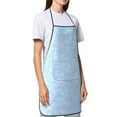 thumbnail image 4 of Sikiie Blue snowflakes elegant Aprons for Kitchen Cooking Aprons, Chef Apron for Men Women Chef, 4 of 7