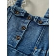 thumbnail image 4 of Spewahor Toddler Girls Summer Denim Dress, Fashion Sleeveless Button Down Ruffle Tank Dress 6M-4T, 4 of 8