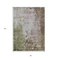 thumbnail image 3 of HomeRoots 605512 3 x 5 ft. Brown & Green Abstract Washable Indoor & Outdoor Rectangle Area Rug, 3 of 5