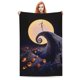thumbnail image 5 of Manta polar de Pesadilla antes de Navidad, súper suave y acogedora, manta de franela ligera y cómoda, manta de felpa cálida para sofá, cama, 40 x 60 pulgadas, 5 of 5