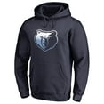 thumbnail image 2 of Men's Navy Memphis Grizzlies Gradient Logo Pullover Hoodie, 2 of 4