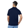 thumbnail image 7 of Quick Dry Polo Shirts for Men Short Sleeve Breathable Pique Knet Golf Business Casual Top Lightweight Athletic T-Shirt Summer Navy M, 7 of 7