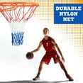thumbnail image 2 of PRISP Filet de Basketball Tricolore en Nylon - Filet Résistant aux Intempéries pour Tous les Terrains, 2 of 5