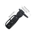 thumbnail image 3 of Greeniant Soporte de exhibición para bicicleta de 3 piezas, estante colgante Vertical Universal, soporte de sujeción para bicicletas de Metal resistente, Ciclismo con gancho fijo Greeniant OD026384-01, 3 of 6