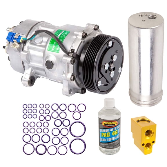 AC Compressor & A/C Repair Kit For Volkswagen VW Jetta Golf GTI GLI VR6 Mk4 - BuyAutoParts
