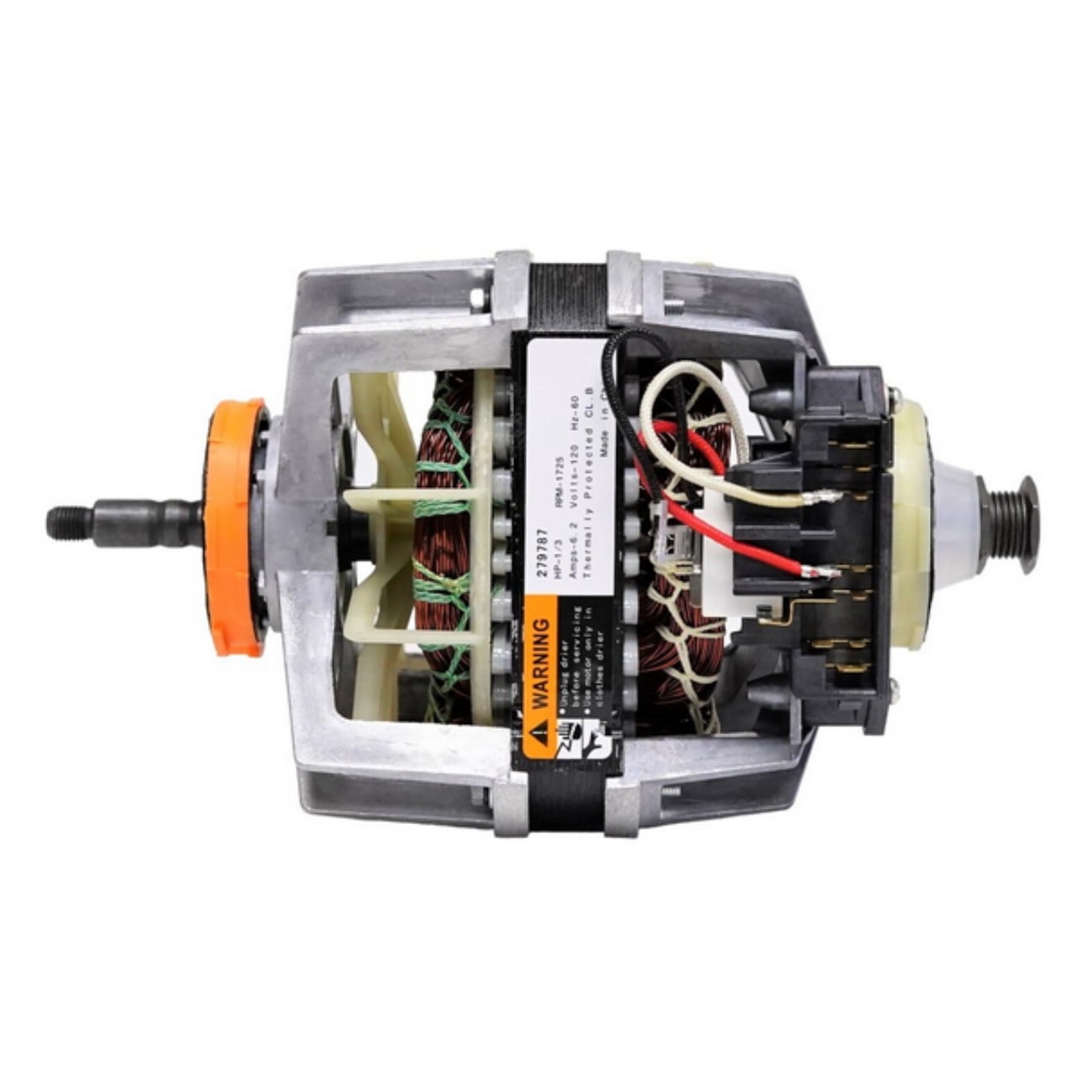 Dryer Drive Motor For Whirlpool GGW9250PT2 GGW9250PT3 GGW9260PL0 GGW9260PL1 GGW9260PL3 GGW9260PW0 GGW9260PW1 GGW9260PW2 GGW9868KL0 GGW9868KL1 GGW9868KL2 GGW9868KL3 GGW9868KL4 GGW9868KL5 GGW9868KT0