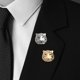 thumbnail image 2 of Tigre en forma de broche Rhinestone con incrustaciones con incrustaciones Brooch Moda de moda accesorio, 2 of 5