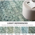 thumbnail image 4 of 2x6 Beige Washable Runner Rug for Hallways, Soft Neutral Vintage Kitchen Rugs with Non-Slip, Non-Shedding Distressed Floral Rug for Bedroom Kitchen Porch Laundry Entryway, 4 of 6