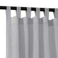 Linen Curtains 70 Inch Length for Living Room Back Tab Rod Pocket