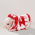 thumbnail image 1 of Muñeco de cerdito de silicona CUTICAT Rellenos Cerdo Ropa Roja 12,5 cm x 6,5 cm x 6,7 cm, 1 of 8