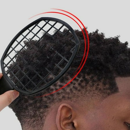 Lyumo Men Curly Hair Comb Dreadlocks Tin Foil Hot Perm Comb