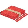 thumbnail image 1 of 100pcs Palitos de Madera para Manualidades, Palitos de Helado de 4.5 Pulgadas para Manualidades DIY Rojo, 1 of 6