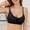 #2Black, variant on Byworldtasic Deep V Jelly Bras for Women Push Up Wireless Bralettes Low Cut Sexy Seamless Padded Comfy Bra