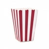 Dress My Cupcake 12-Pack Party Popcorn Boxes, Striped, Red