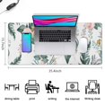 thumbnail image 5 of Long Mouse Pads for Desk,Pioneer Flower Floral Print Pattern Desk Mats on Top Of Desks, Desk Mouse Pad Extra Large with 3mm Non-Slip Base and Stitched Edge for Gaming,Office,Work,Home 35.4"x15.7", 5 of 6