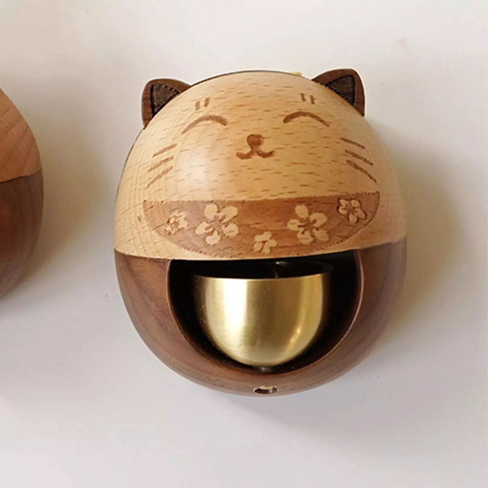 Doorbell Lucky Cat Doorbell Japanese Dopamine Copper Bell Entry Reminder
