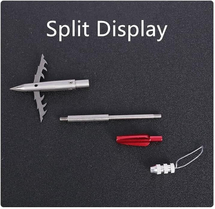 5pcs Stainless Steel Swim Bladder Fishing Arrows Darts Slingshot Shooting Tools