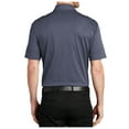 thumbnail image 2 of Yellow Rooster Mens Short Sleeve Heathered Silk Touch Polo Navy Heather XL, 2 of 7