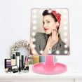 thumbnail image 2 of Clearance: Lighted Makeup Mirror,Professional LED Touch Screen Makeup Mirror Luxury Mirror With 16/22 LED Lights 180 Degree Adjustable Table Make Up Mirror, 2 of 4