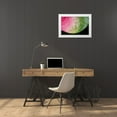 thumbnail image 3 of Aledanda 24x17 White Modern Wood Framed Museum Art Print Titled - Pink and Green, 3 of 4
