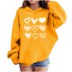 thumbnail image 1 of Sudadera con capucha y estampado de corazón de San Valentín, sudadera de manga larga para niños y niñas, chaqueta para niñas de talla mediana y grande., 1 of 7