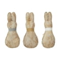thumbnail image 2 of Spring In Bloom Scarfed Primitive Bunny Pillow 6x2.5 Set of 3, 2 of 3