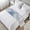 blue, variant on Navy Blue Coastal Wave Bed Runner, Satin Bed Throw Runner for Twin Size Beds, Summer Modern Ocean Beach Decorative Bedding Dresser Scarf for Foot of Beds Sofa Cabinet End Table 71"x20"